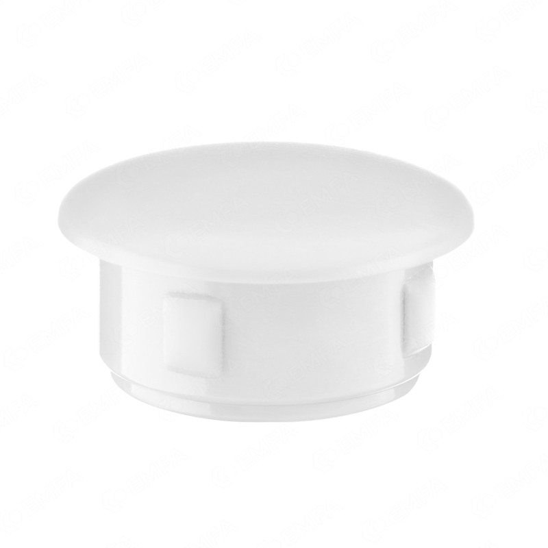 Bouchon pour trou 10x6 mm Blanc 10 pcs