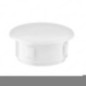 Bouchons plastiques blanc pour trous 24x20 mm.
