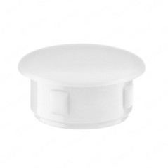 Bouchons plastiques blanc pour trous 30x25 mm.