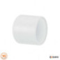 Capuchon pour tube rond 19 mm Blanc Embout plastique blanc_x001f_ pour tube d’un diamètre extérieur de 19 mm.