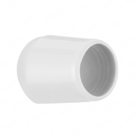 Capuchon pour tube rond 3 mm Blanc 10 pcs