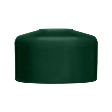 Capuchons plastiques pour poteaux ronds, Capuchon vert pour poteaux de clôture, Poteau 38 mm