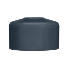 Capuchons plastiques pour poteaux ronds, Capuchon anthracite pour poteaux de clôture, Poteau 51 mm