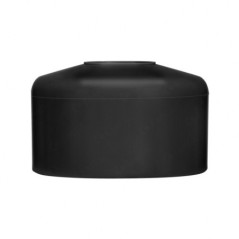 Capuchons plastiques pour poteaux ronds, Capuchon noir pour poteaux de clôture, Poteau 51 mm