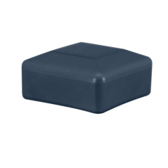 Capuchons pour poteaux de clôture carrés 50x50 mm Anthracite 10 pcs