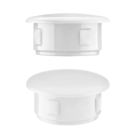 Bouchon pour Trou de Fixation 24x20 mm Blanc