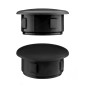 Bouchon pour trou 30x25 mm Noir 10 pcs