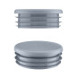 Rundstopfen 18 mm Grau 10 pcs