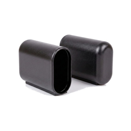 Bague de glissement pour tube ovale 20x38 Noir Bague de glissement pour tube ovale 20x38 embout ovale en polyéthylène 20x38 EMFA GmbH