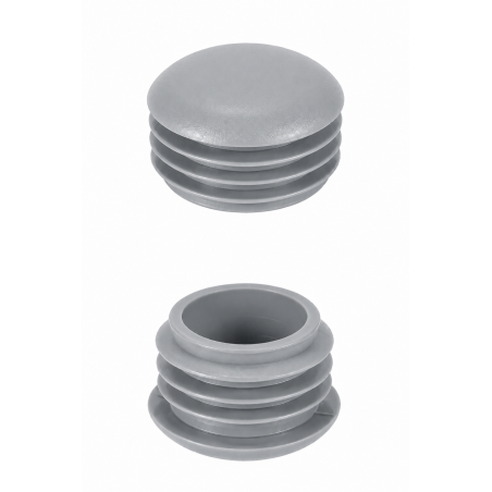 Embout bombé pour tube rond 32 mm Gris Embout bombé pour tube rond 32 mm bouchon bombé tube 32 EMFA GmbH