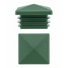 Bouchon pyramidal pour tubes carrés en PE 80x80 EMFA GmbH
