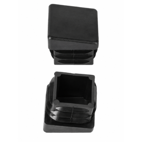 Embout carré incliné 20x20 mm Noir Embout carré incliné 20x20 bouchon carré incliné 20x20 EMFA GmbH