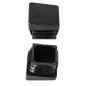 Embout carré incliné 20x20 mm Noir Embout carré incliné 20x20 bouchon carré incliné 20x20 EMFA GmbH