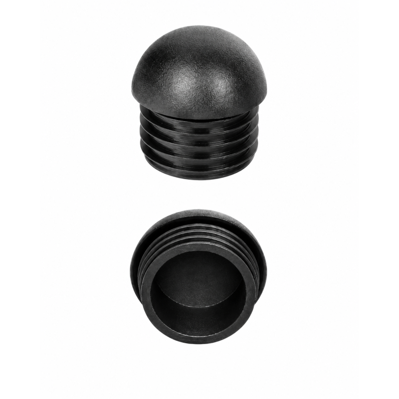 Embout demi-sphérique pour tube rond 60,3 mm Noir