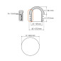 Embout demi-sphérique pour tube rond 60,3 bouchon hémisphérique tube rond 60,3 EMFA GmbH