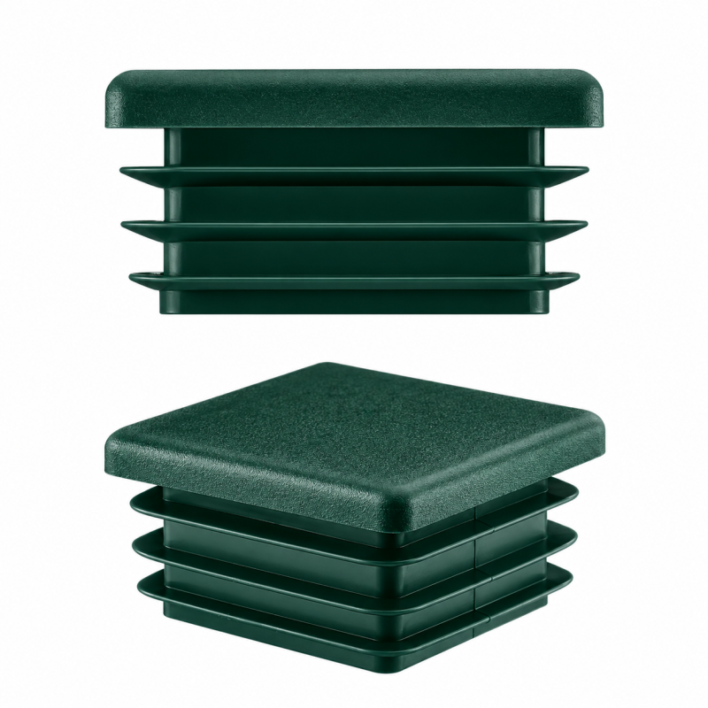 Bouchon Pour Tube Carré 60x60 mm Vert