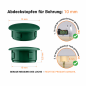 Bouchon pour trou 13x10 mm Vert, 10 ans de garantie!