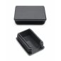 Embout lamellaire rectangulaire avec découpe et pliage pour poteaux de clôture 60x40 mm bouchon rectangulaire à lamelles EMFA Gm