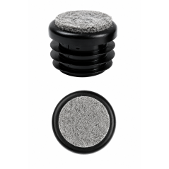 Embout à lamelles pour tube rond avec feutre 25 mm embout tube rond 25 EMFA GmbH