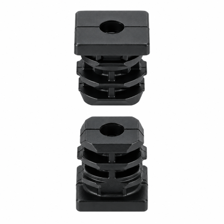 Embout carré renforcé avec insert fileté métallique 30x30 mm M10 insert fileté carré 30x30 EMFA GmbH