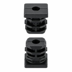 Embout carré renforcé avec insert fileté métallique 40x40 mm M10 insert fileté carré 40x40 EMFA GmbH