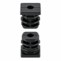Embout carré renforcé avec insert fileté métallique 40x40 mm M8 insert fileté carré 40x40 EMFA GmbH