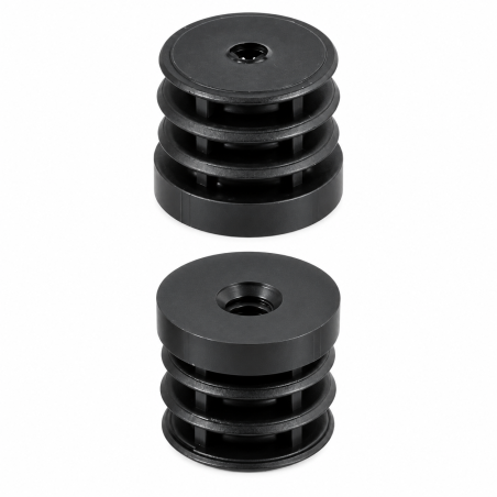 Insert fileté pour tubes ronds en PA 25 mm M8 Noir Insert fileté pour tubes ronds en PA 25 mm M8 insert taraudé pour tube rond 25 EMFA GmbH