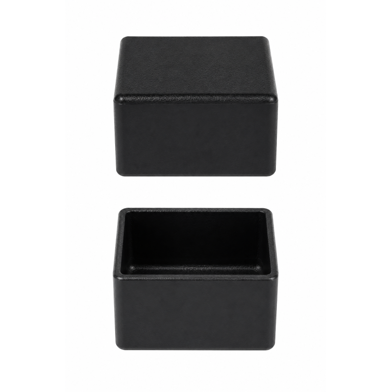 Embout extérieur pour profils photovoltaïques 40x40 mm Noir