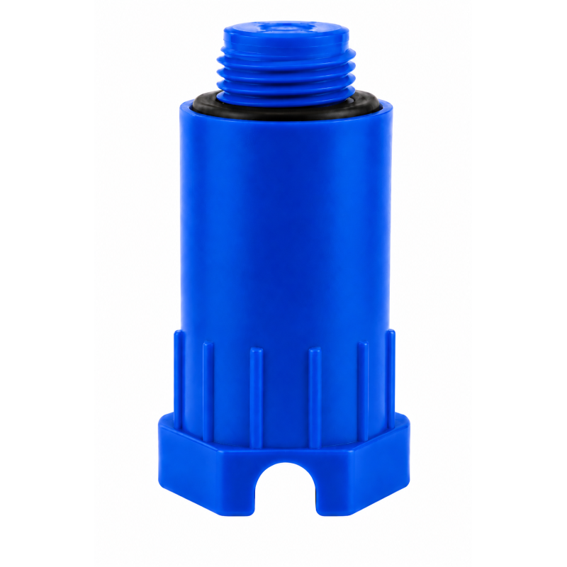 Bouchon de test d’étanchéité pour installations 1/2" Bleu