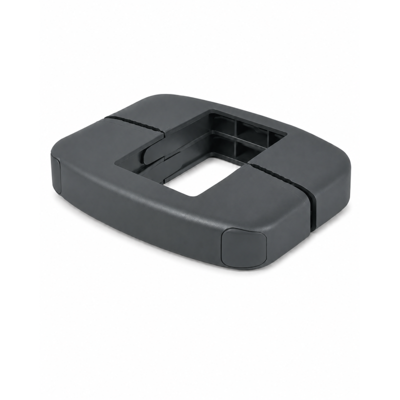 Collier intermédiaire en plastique pour panneaux rigides 40x60 mm Anthracite Collier intermédiaire en plastique pour panneaux rigides 40x60 mm Anthracite