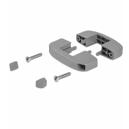 Collier intermédiaire en plastique pour panneaux rigides 40x60 mm bride EMFA GmbH