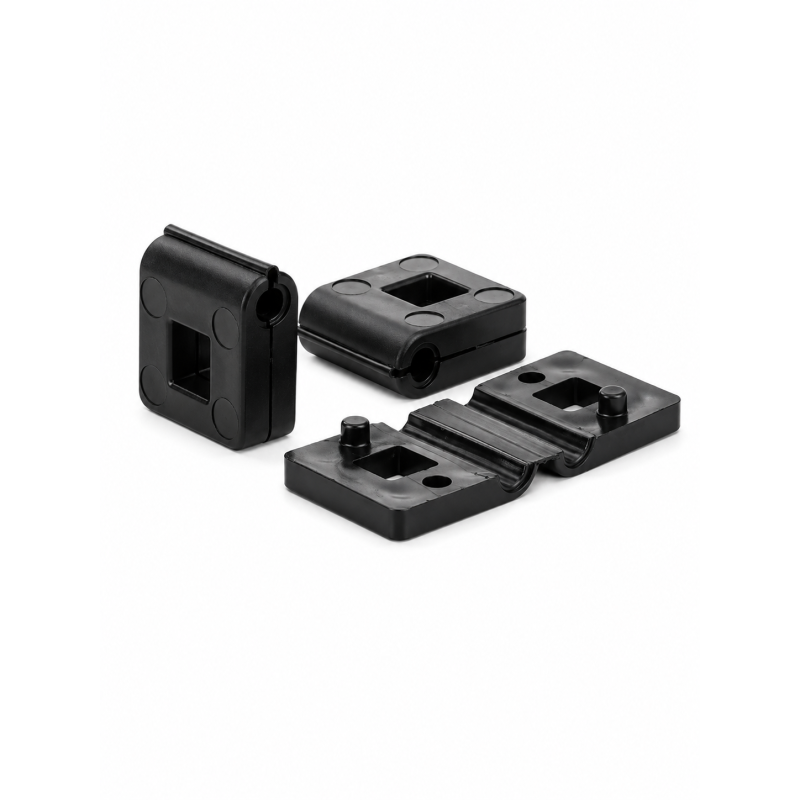 Entretoise pour collier de clôture rigide 5 mm Noir