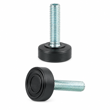 Pied réglable articulé Ø25 M8x20 vérin de meuble EMFA GmbH