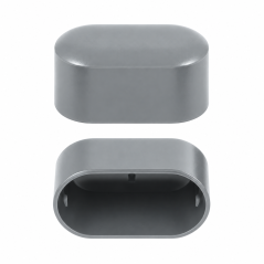 Embout pour tube ovale 20x38 mm capuchon de finition EMFA GmbH