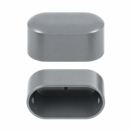Embout pour tube ovale 20x38 mm capuchon de finition EMFA GmbH