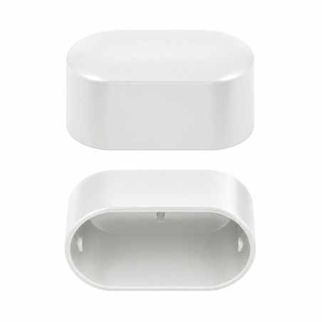 Embout pour tube ovale 20x38 mm capuchon de finition EMFA GmbH