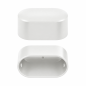 Embout pour tube ovale 20x38 mm capuchon de finition EMFA GmbH