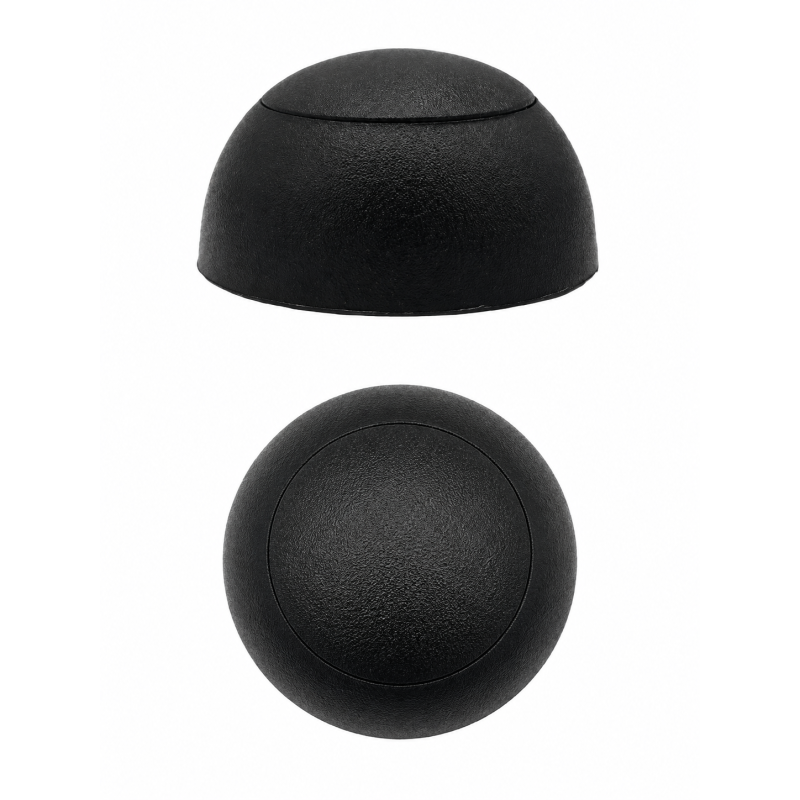 Cache-vis sphérique plat pour aires de jeux M10 Noir