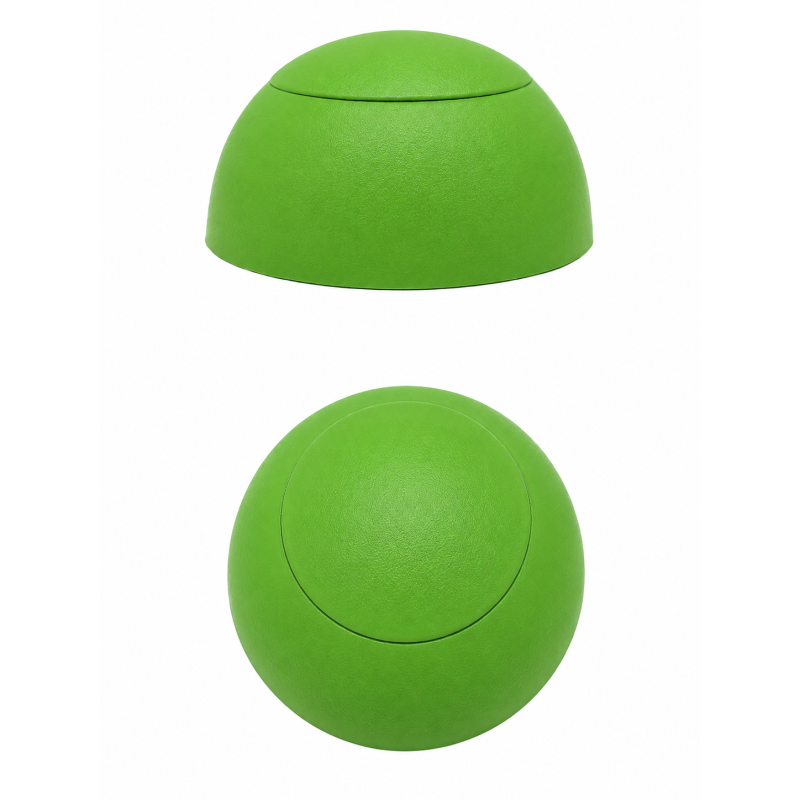 Cache-vis sphérique plat pour aires de jeux M6 Vert clair Cache-vis sphérique plat pour aires de jeux M6 Vert clair