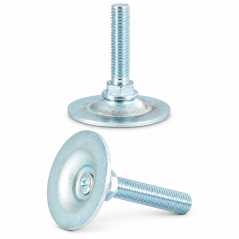 Pied réglable articulé métallique M10x60 - FI30 vérin EMFA GmbH