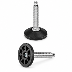 Pied réglable fixe avec réglage supérieur Ø50 M12x53/63 - FI50 vérin EMFA GmbH