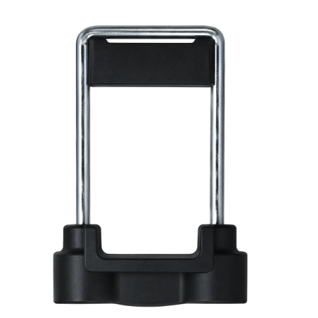 Support de fixation pour panneaux rigides avec étrier 40x50 mm Noir Support de fixation pour panneaux rigides avec étrier 40x50 mm collier EMFA GmbH