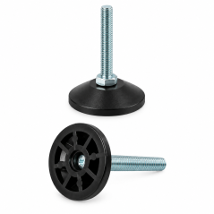 Pied réglable articulé vissé M8x40 - FI30 vérin EMFA GmbH