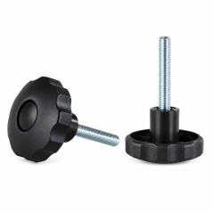 Poignée de serrage étoile Ø64 M10x48 - FI64 bouton EMFA GmbH